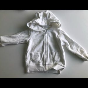 Baby zip up hoodie. Size 9 months